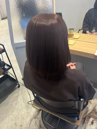 カラー 福島 果音のヘアスタイル