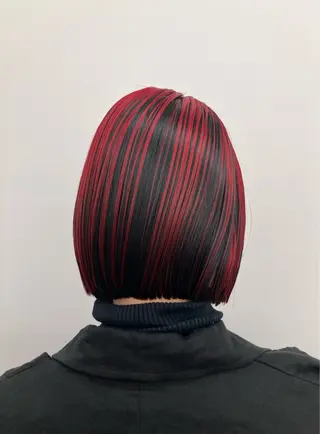 ミディアム カラー ムード造るハイトーン ケアブリーチ/ユウキのヘアスタイル