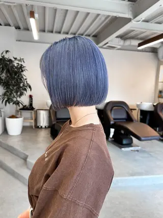 ショート カラー ハイトーン×似合わせ 🌱中川慎之介のヘアスタイル