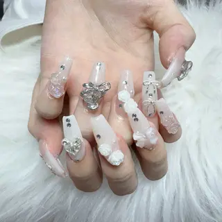 ネイル 🎀nana🫧 ワンホンネイル🎀のネイルデザイン