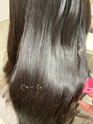 ロング カラー しみず さきのヘアスタイル