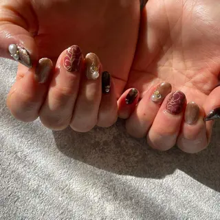 ネイル 舟橋 恭子のネイルデザイン