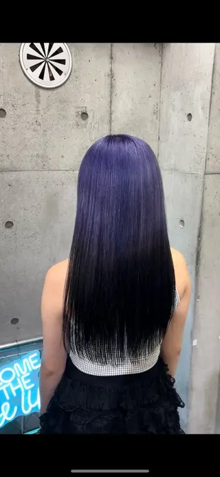 ロング カラー ハイトーン/メンズ/ ウルフ特化   小松のヘアスタイル