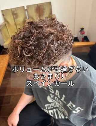 パーマ メンズ 朝セット楽！指名多数 メンズ特化/黒部由徒のヘアスタイル