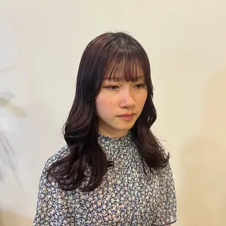 ロング 田中 結月のヘアスタイル