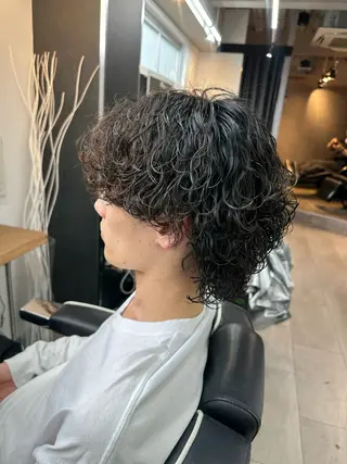 パーマ メンズ 🇺🇸大宮パーマ 波巻き/ツイスパのヘアスタイル