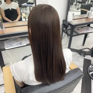 ロング カラー パーマ ヘアアレンジ メンズ mona/ ストレートスタイル✨のヘアスタイル