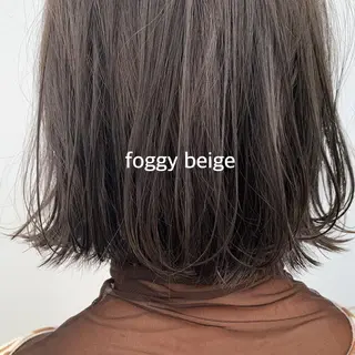 ミディアム 暖色カラー推し/ トヤエリコのヘアスタイル