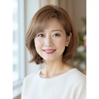ミディアム ワダ カイのヘアスタイル