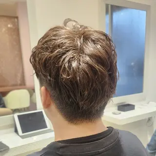 メンズ パーマ カラー 暖色カラー/髪質改善 /メンズ🧡莉南のヘアスタイル