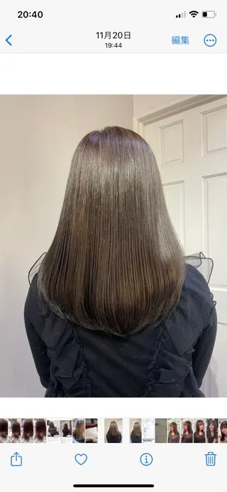 セミロング 柔らかメルティ ヘア🩰Yuuhaのヘアスタイル