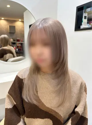 カラー 🎀sakura🎀 艶髪/韓国/ワンホンのヘアスタイル