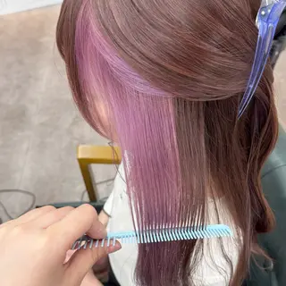 ロング カラー JUNSHIN🦋 ヘアセット／カラーのヘアスタイル