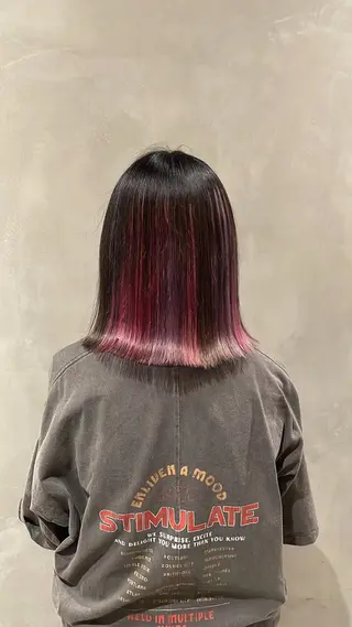 カラー 都築 菜美のヘアスタイル