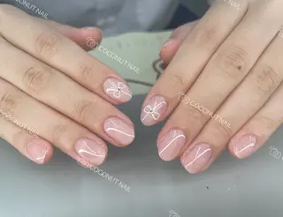 ネイル 神田 ココナッツのネイルデザイン