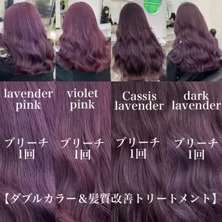 ロング カラー ヘアアレンジ メンズ ブリーチなし透明感 カラー/MISANOのヘアスタイル