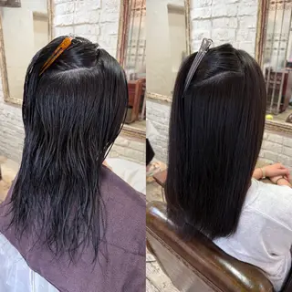 セミロング 透明感カラー🫧 nanamiのヘアスタイル