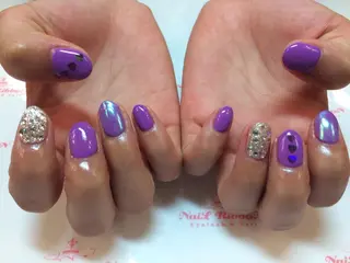 ネイル ネイルリボン 受付スタッフのネイルデザイン