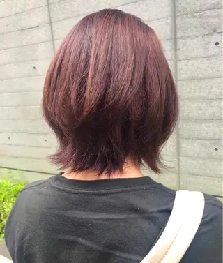 ショート ✨色持ちの良い艶 カラー✨蟹江真世のヘアスタイル