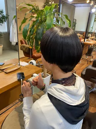 ショート 山形 梨沙のヘアスタイル