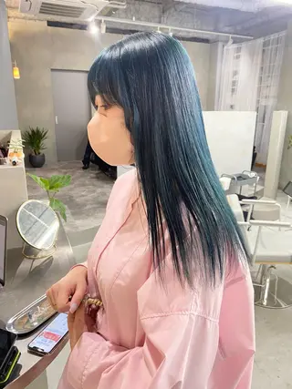 ロング カラー 前橋 姫奈のヘアスタイル