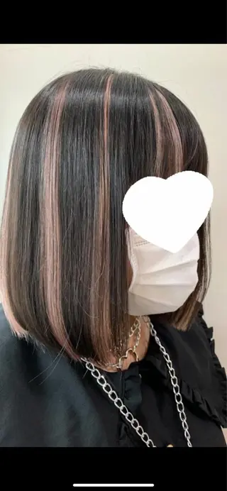 ミディアム カラー パーマ ヘアアレンジ メンズ キッズ ネイル マツエク・マツパ アイブロウ 🤍韓国風レイヤー/ 艶髪🤍鳥越美羽のヘアスタイル
