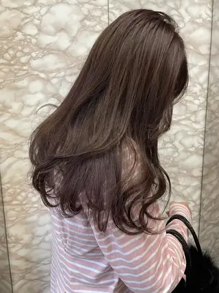 セミロング カラー 極上の艶髪 RINAのヘアスタイル