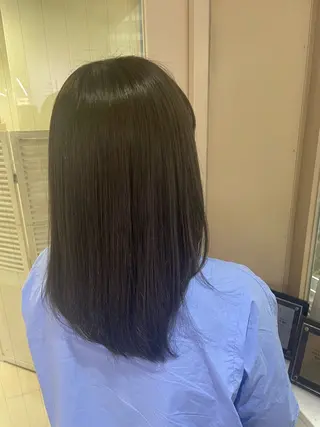 セミロング ハイトーンカラーエク ステ🌺RENA🌺のヘアスタイル