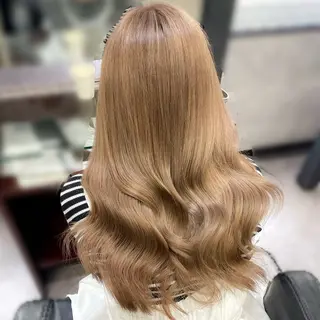 ロング OZ梅田♡ ゆはなブリーチのヘアスタイル