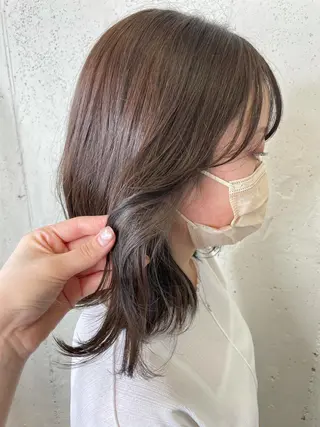 ミディアム 韓国ヘア🇰🇷🎀 みきのヘアスタイル