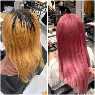 カラー SHUNTA✨ NEXT/ブリーチのヘアスタイル