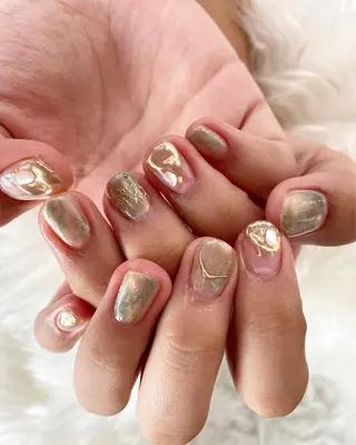 ネイル crystal ⭐︎ colorのネイルデザイン