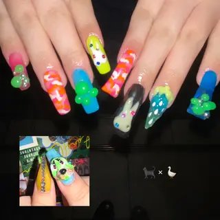 ネイル nano/きもかわ nail🐬🫧のネイルデザイン