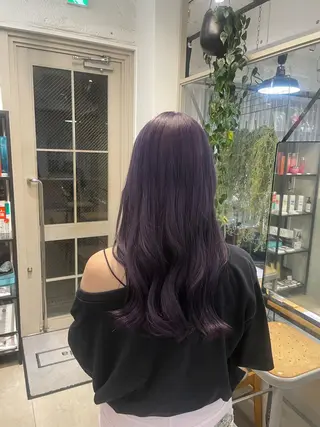 ロング カラー 赤み消し×透明感 /🌙suwa🌙のヘアスタイル