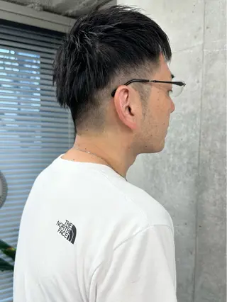 ショート メンズ ボブ/ゆるふわ ボブパーマ/とういのヘアスタイル