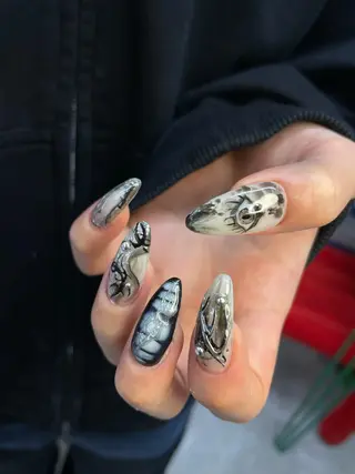 ネイル ひめか🫁 推し概念・個性派のネイルデザイン