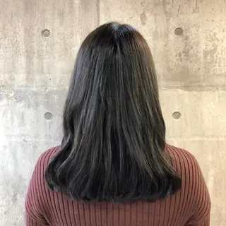 セミロング カラー 菅沢 奈生のヘアスタイル