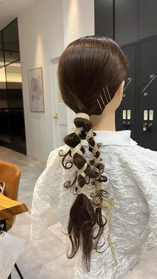 ヘアアレンジ 透明感カラー🌿/ 髪質改善カラー/カナのヘアスタイル