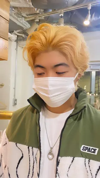 カラー メンズ 竹内 柚子のヘアスタイル