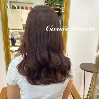 ロング カラー ヘアアレンジ 透明感カラー 古山 結季🌙🖤のヘアスタイル