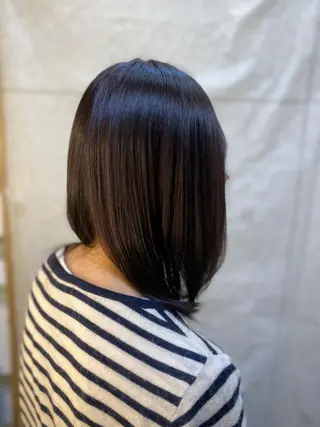 セミロング 長濱 俊のヘアスタイル
