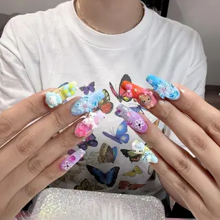 ネイル 🍄Rina🍄 韓国風ネイルのネイルデザイン