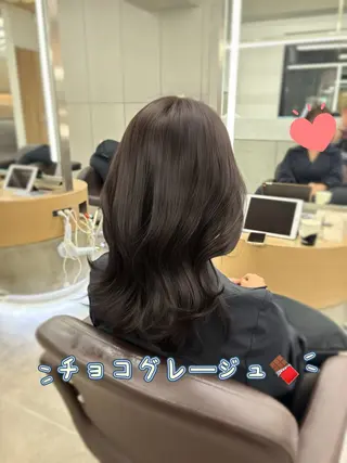 ミディアム カラー 銀座/美髪縮毛矯正 /髪質改善/山本翔華のヘアスタイル