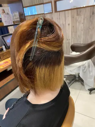 ミディアム 角田 雅行のヘアスタイル
