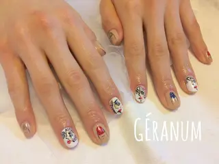ネイル GéRanium Harukaのネイルデザイン