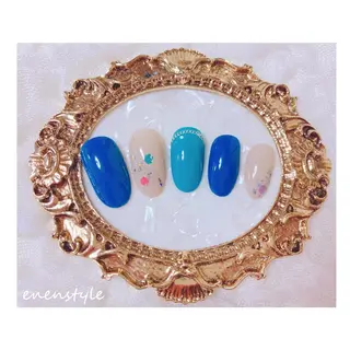 ショート ネイル 👑enen style👑のネイルデザイン