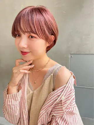 ショート 🏄MUSASHI カラー/レイヤー/のヘアスタイル