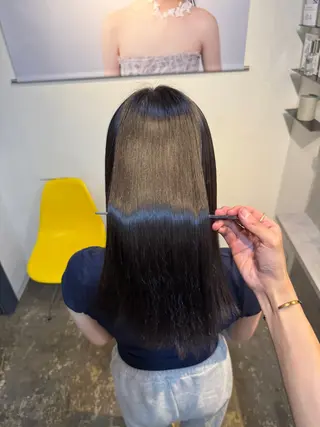 セミロング 縮毛矯正/レイヤー カット⭐️SHOTAのヘアスタイル