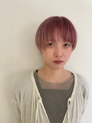 ショート カラー 【吉祥寺】ショート/ レイヤーボブ/ryoのヘアスタイル