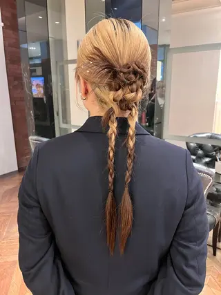 ヘアアレンジ niko RINKAのヘアスタイル